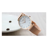 Kép 3/3 - Chronos Üzleti Karóra - Rosegold - Fehér - Acél Szíjas