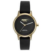 Kép 1/5 - Puma Suede Gold Black Női Karóra - PU104252002