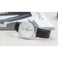 Kép 3/4 -  Chronos Fekete Bőrszíjas Férfi Karóra - Elegant Design
