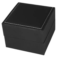 Kép 1/3 - Fekete Műbőr Óradoboz