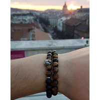 Kép 3/5 - BRAVE - Oroszlános Tigrisszem Féldrágakő Karkötő
