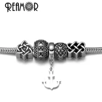 Kép 2/4 - REAMOR – Nemesacél Charm Horgony Karkötő