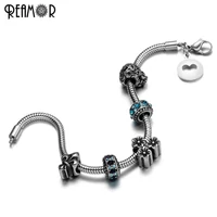 Kép 2/4 - REAMOR - Nemesacél Charm - Esküvői Karkötő