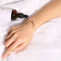 Kép 4/6 - Rosegold Nemesacél Masni Karkötő