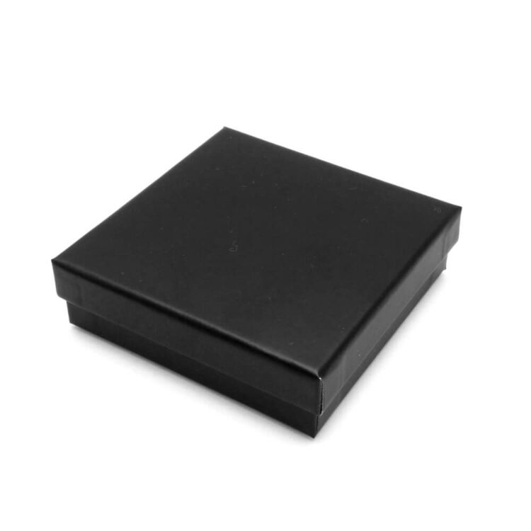 Univerzális Fekete Karkötő Díszdoboz - 8,5x8,5x2,5 cm