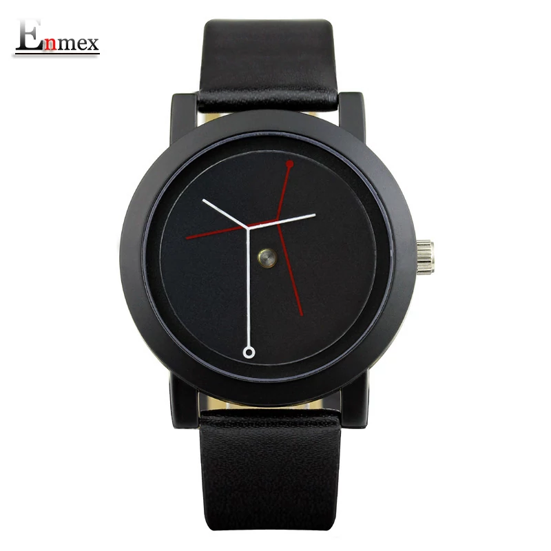 Enmex Unisex Karóra - Egyedi Design - Fekete