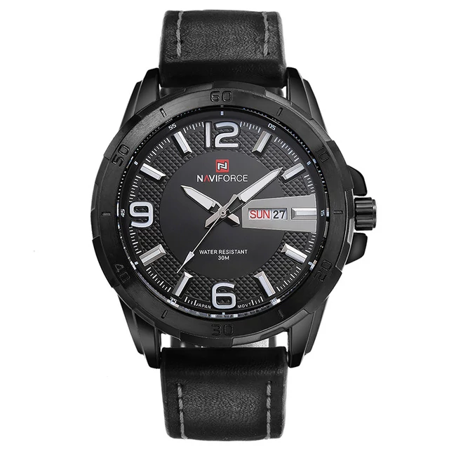 Naviforce Férfi Karóra - Fekete - Ezüst