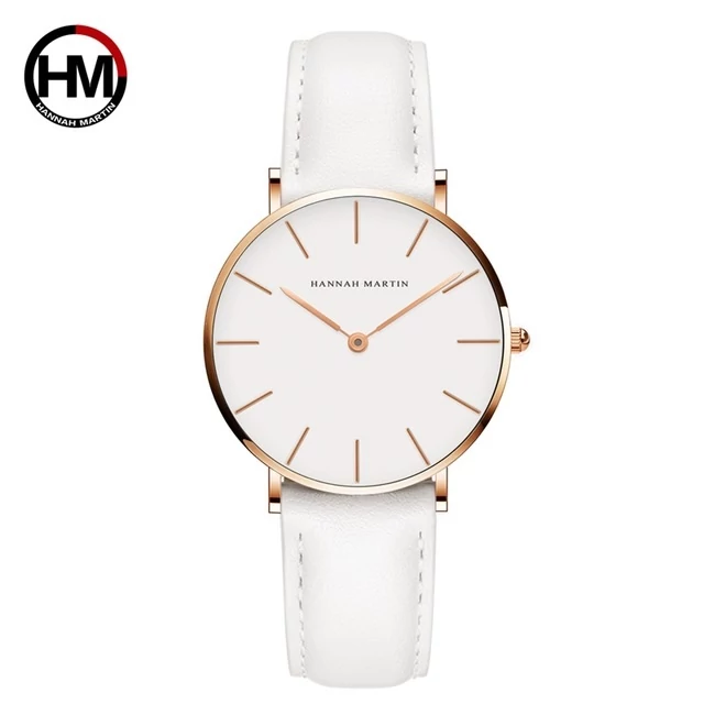 Hannah Martin Designer Női Karóra - Fehér - Rosegold - Fehér