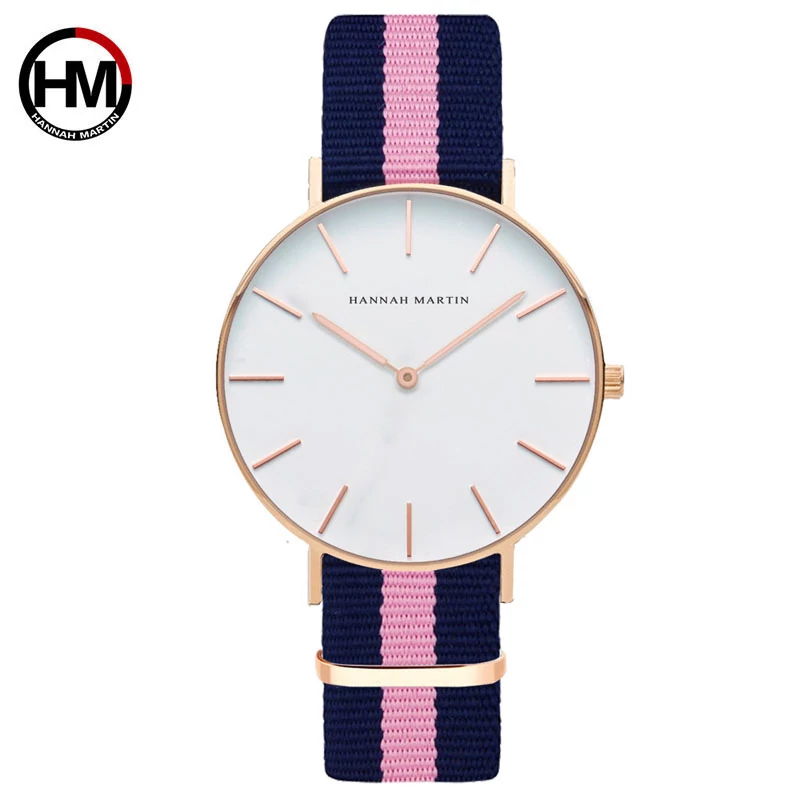 Hannah Martin Unisex Karóra - Kék - Rózsaszín - Rosegold