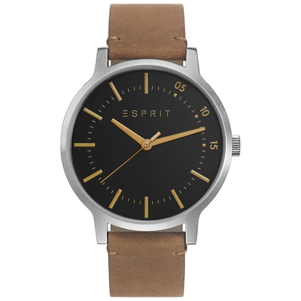 Esprit ES108271001 Evan Bőr Szíjas Férfi Karóra