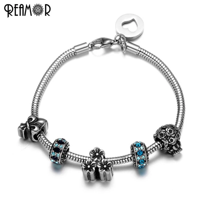 REAMOR - Nemesacél Charm - Esküvői Karkötő