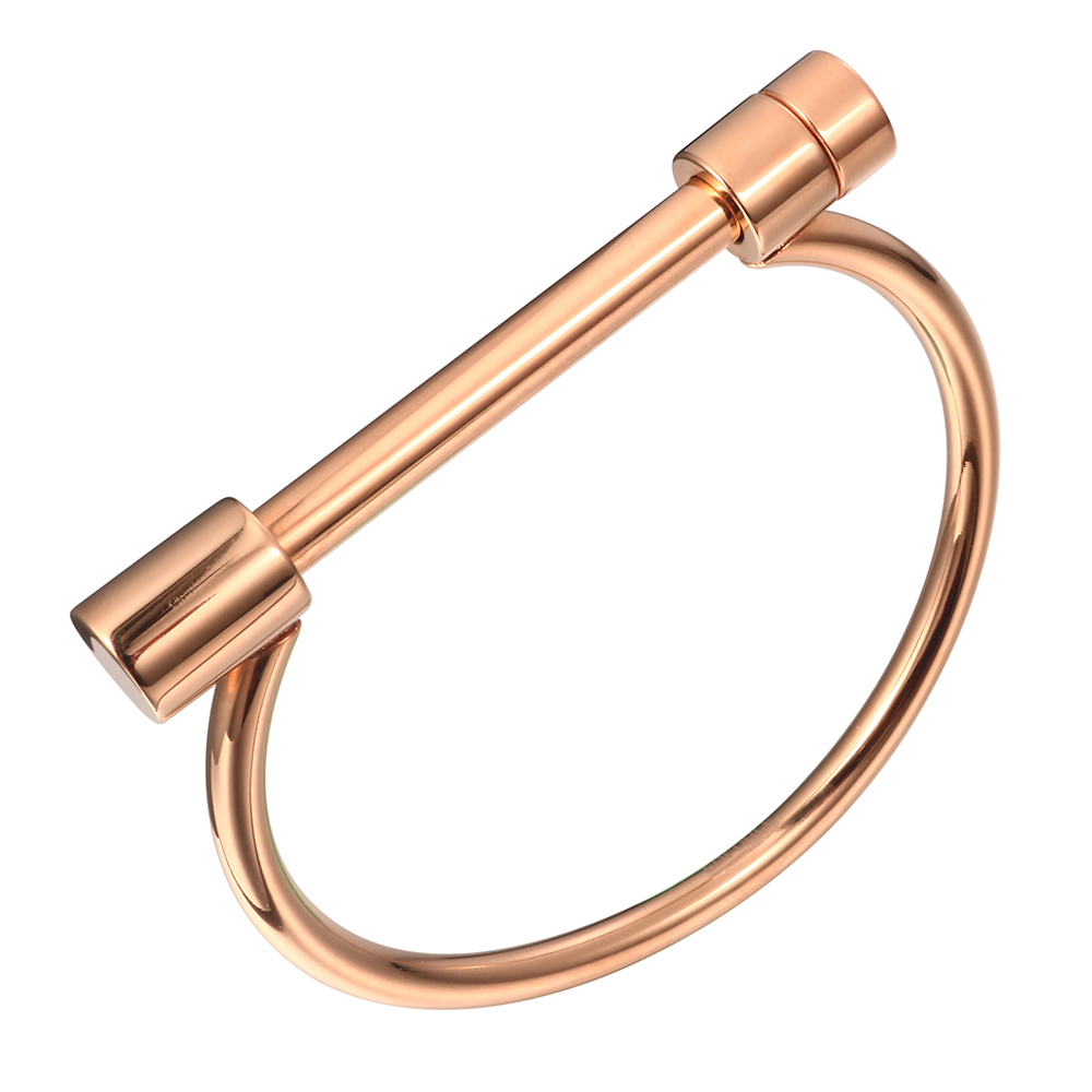 Mcllroy - Rosegold Unisex Acél Patkó Karkötő