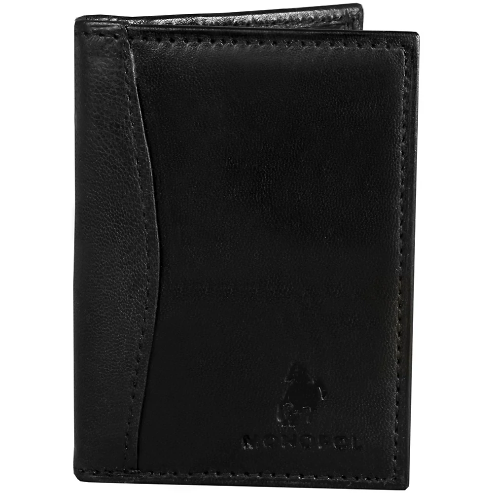 Monopol Borjúbőr Kártyatartó - Fekete